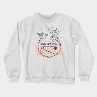 Burst Your Bubble - Alternative Logo Crewneck Sweatshirt